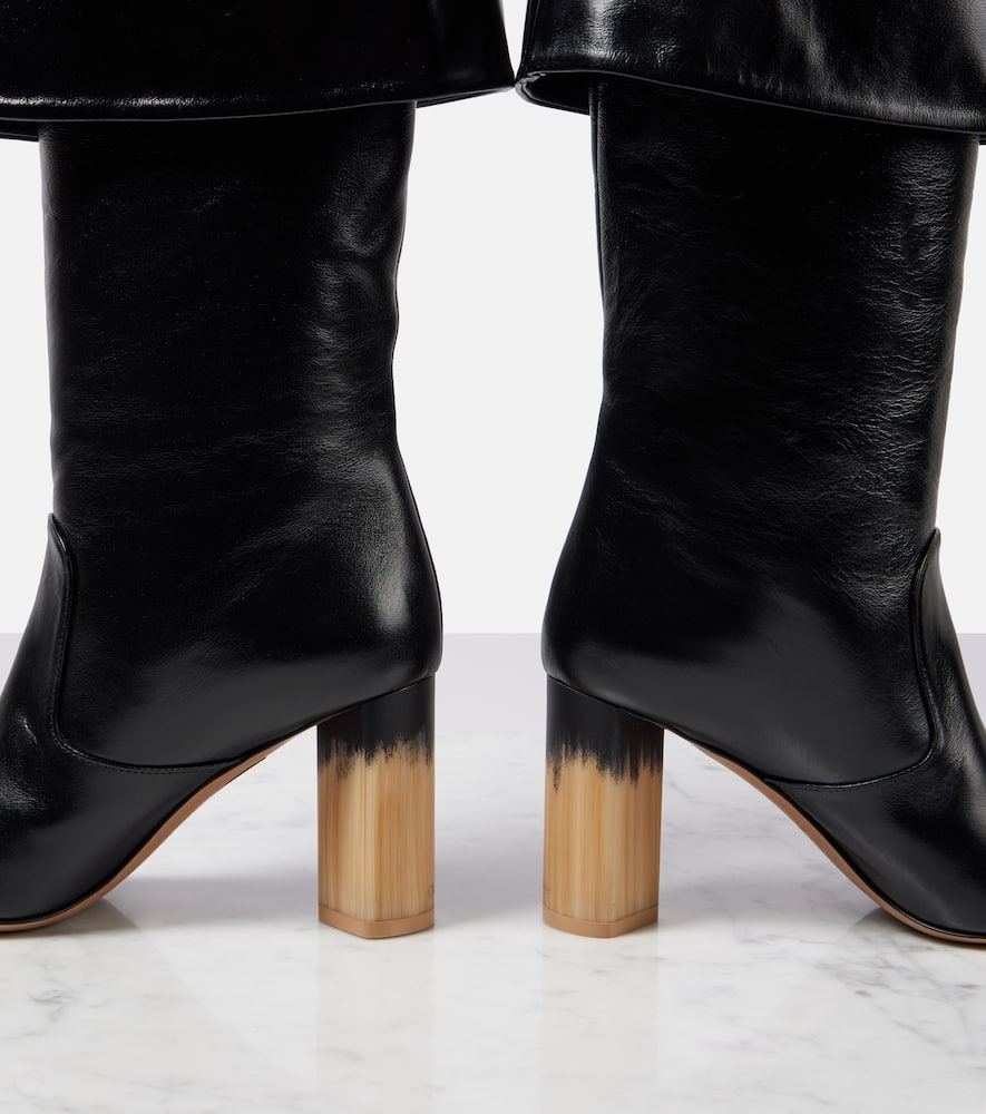 Chloe Georgia 90 leather knee-high boots
