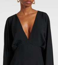 Taller Marmo Magnifique fringed cr√É¬™pe gown