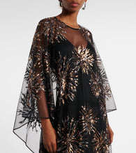 Taller Marmo Gran Soleil embellished tulle kaftan