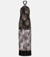 Taller Marmo Nina Soleil sequined maxi dress