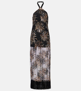 Taller Marmo Nina Soleil sequined maxi dress