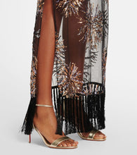 Taller Marmo Nina Soleil sequined maxi dress