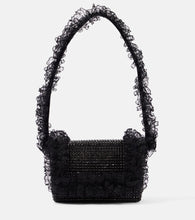 Self-Portrait Embellished lace shoulder bag. Shop Self-Portrait Shoulder Bags for women now.