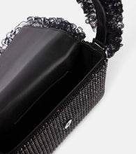 Self-Portrait Embellished lace shoulder bag