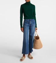 Chloe Woody logo embroidered slides