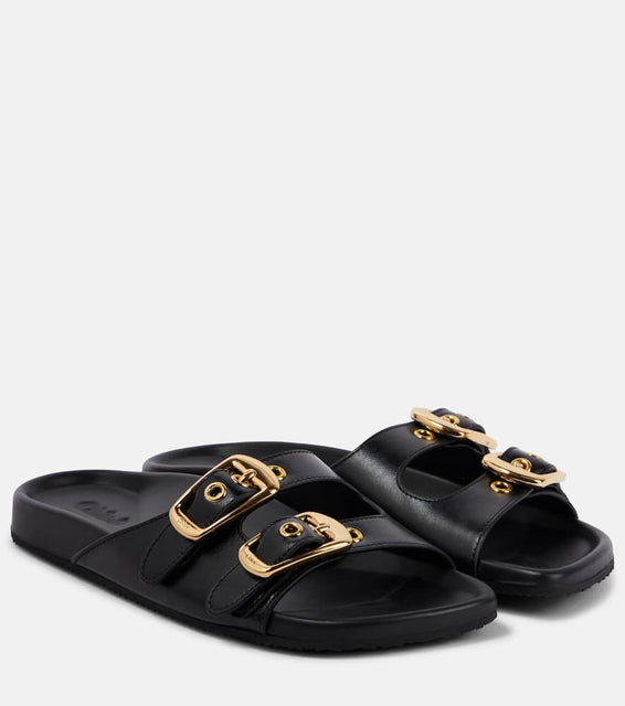 Chloe Polly leather sandals