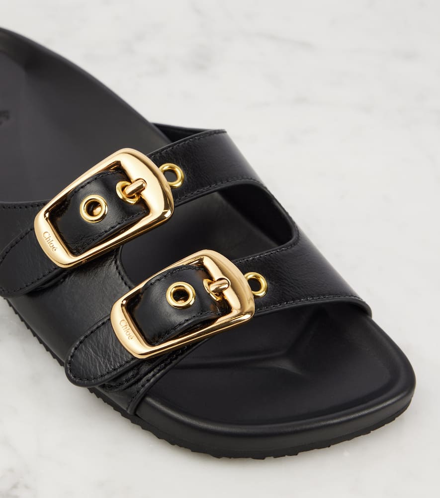 Chloe Polly leather sandals