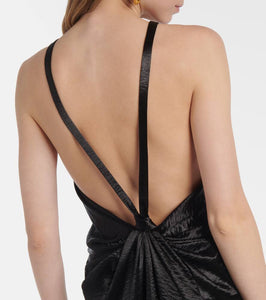 Safiyaa Asli satin gown