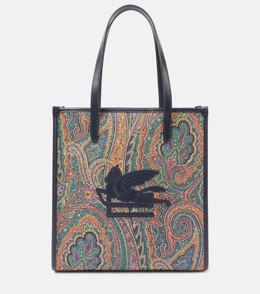 Etro Love Trotter Pegaso Medium jacquard shopper. Shop Etro Tote Bags for women now.