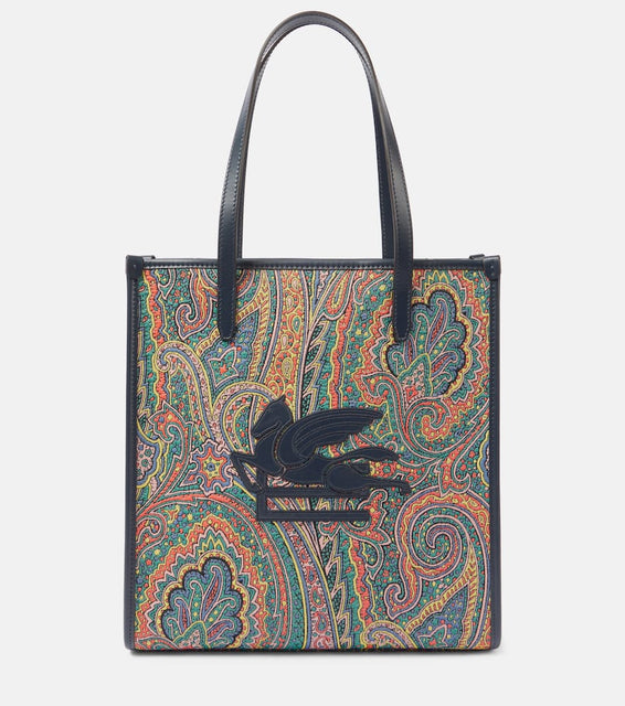 Etro Love Trotter Pegaso Medium jacquard shopper. Shop Etro Tote Bags for women now.
