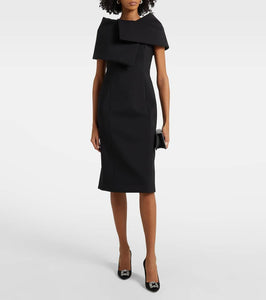 Oscar de la Renta Draped cocktail dress