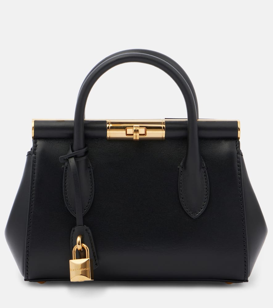 Dolce&Gabbana Marlene Small leather tote bag. Shop Dolce&Gabbana Top-Handle Bags for women now.