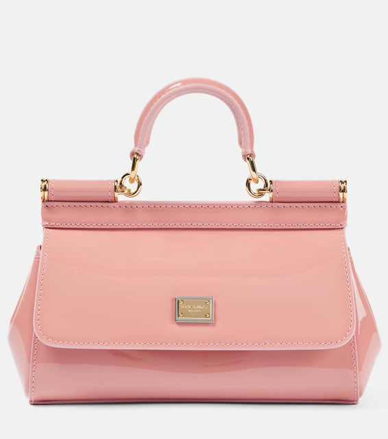 Dolce&Gabbana Sicily Small patent leather tote bag. Shop Dolce&Gabbana Top-Handle Bags for women now.