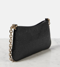 Gucci GG Super Mini debossed leather shoulder bag