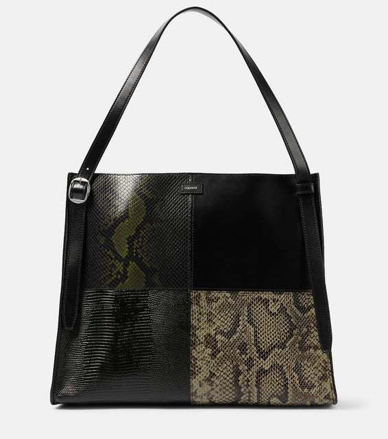 Coperni Patchwork snake-effect leather tote bag. Shop Coperni Tote Bags for women now.