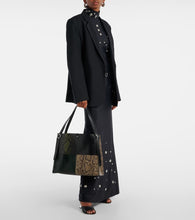 Coperni Patchwork snake-effect leather tote bag