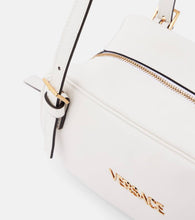 Versace Tag Bowling Medium leather shoulder bag
