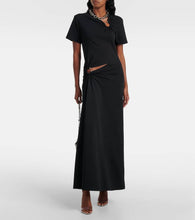 Rabanne Cutout jersey maxi dress