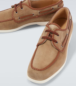 Valentino Garavani Palm Avenue leather boat shoes