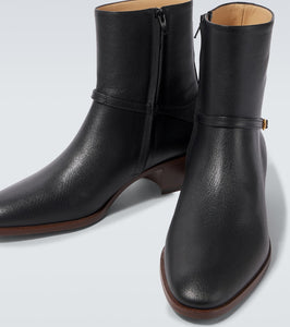 Valentino Garavani Pat VLogo Signature leather ankle boots