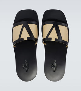 Valentino Garavani VLogo leather slides