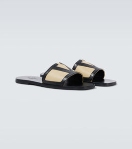 Valentino Garavani VLogo leather slides