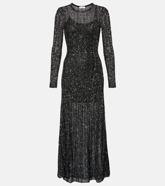 Alaia Sequined midi dress