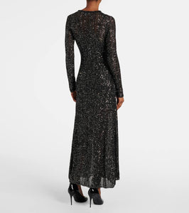 Alaia Sequined midi dress