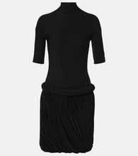 Alaia Draped jersey midi dress