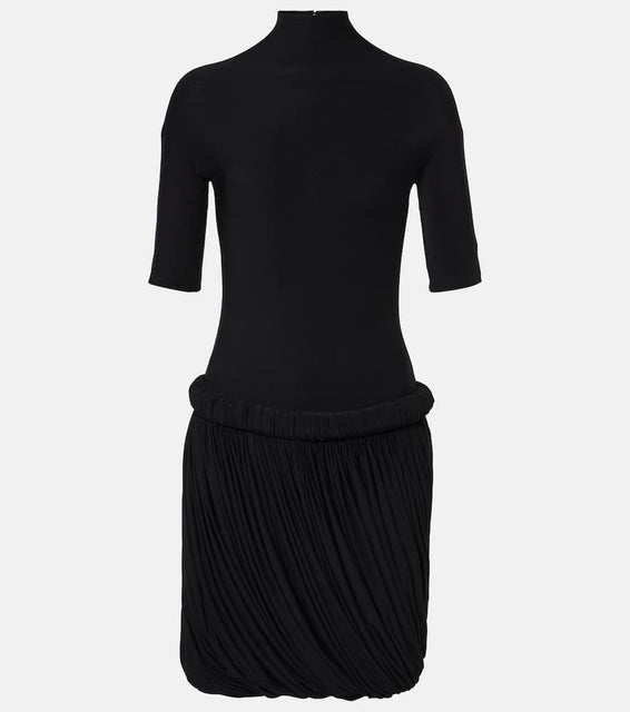 Alaia Draped jersey midi dress