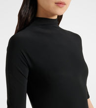 Alaia Draped jersey midi dress