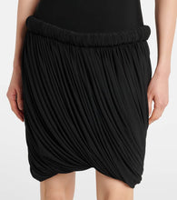 Alaia Draped jersey midi dress