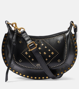 Isabel Marant Oskan Moon leather shoulder bag. Shop Isabel Marant Shoulder Bags for women now.