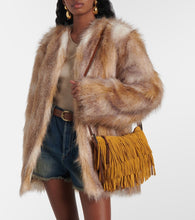 Isabel Marant Leyden Mini fringed suede shoulder bag