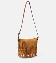 Isabel Marant Leyden Mini fringed suede shoulder bag