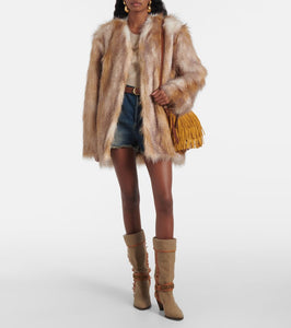 Isabel Marant Leyden Mini fringed suede shoulder bag