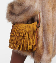 Isabel Marant Leyden Mini fringed suede shoulder bag