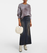 Staud Romeo faux fur tote bag