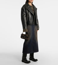 Acne Studios Micro bow-detail leather shoulder bag