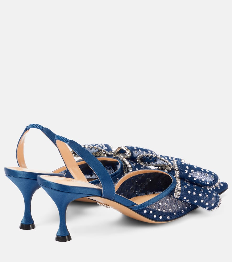 Mach & Mach Cadeau 65 embellished slingback pumps