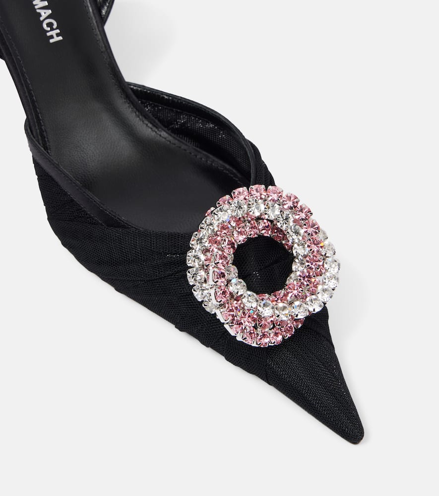 Mach & Mach Galaxy embellished slingback pumps