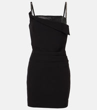 Roland Mouret Crystal-embellished cr√É¬™pe minidress