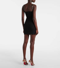 Roland Mouret Crystal-embellished cr√É¬™pe minidress