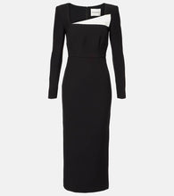 Roland Mouret Paneled cr√É¬™pe midi dress