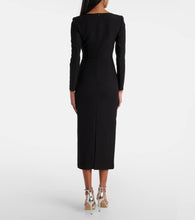 Roland Mouret Paneled cr√É¬™pe midi dress