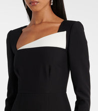 Roland Mouret Paneled cr√É¬™pe midi dress