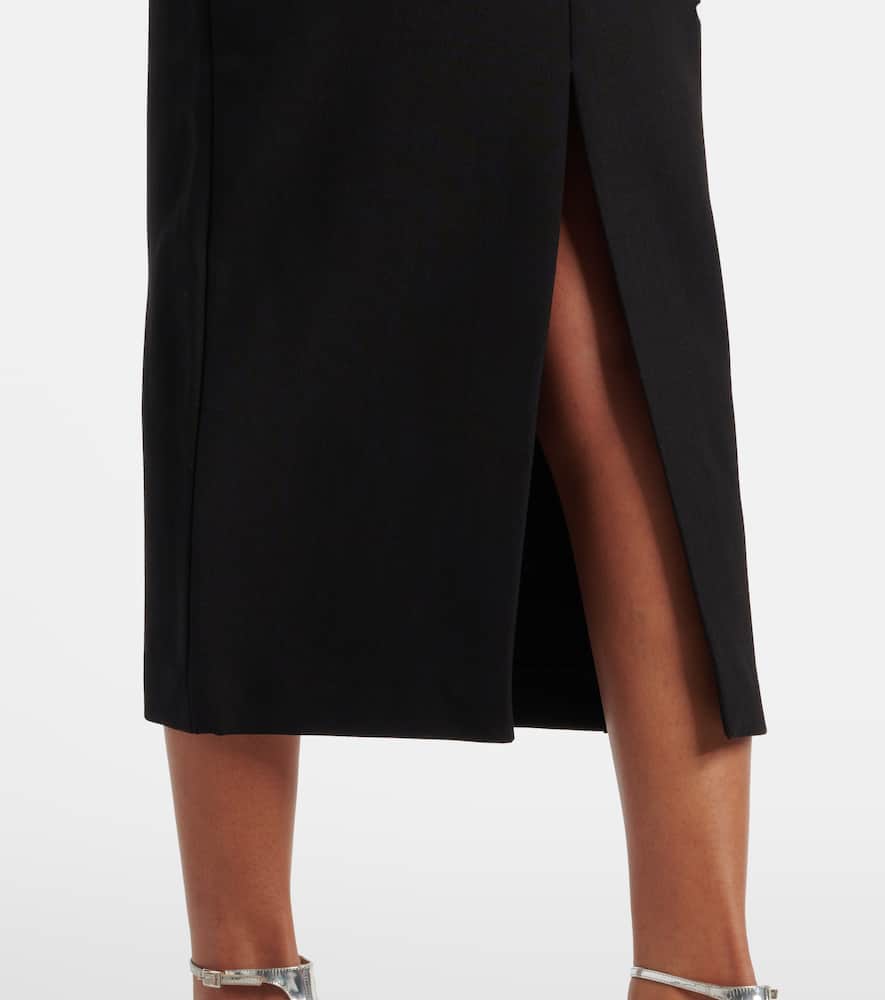 Roland Mouret Paneled cr√É¬™pe midi dress