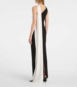 Roland Mouret Scarf-detail one-shoulder gown