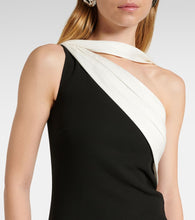 Roland Mouret Scarf-detail one-shoulder gown