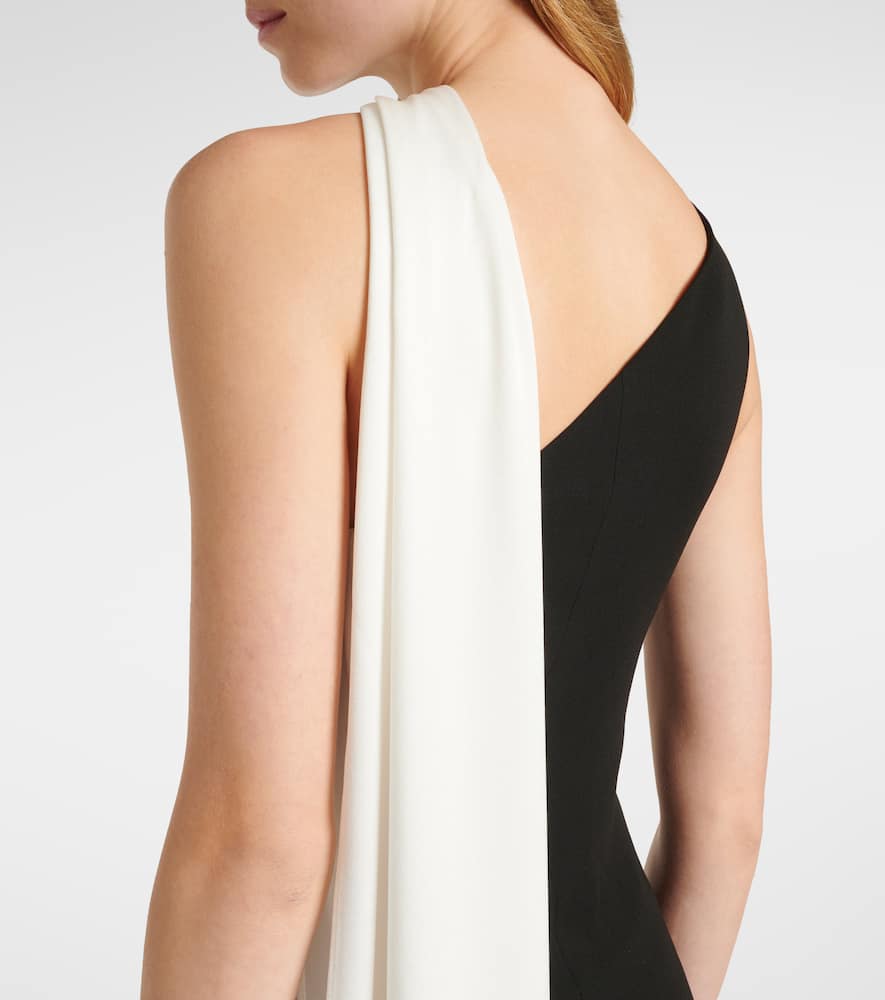 Roland Mouret Scarf-detail one-shoulder gown
